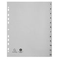 Jeu De 12 Maxi Intercalaires Numériques Polypropylène A4+