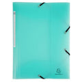 Chemise Polypropylène Translucide 3 Rabats Vert Pastel