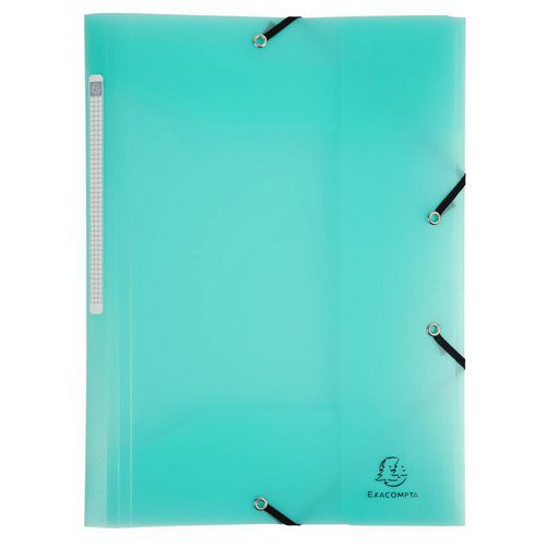 Chemise Polypropylène Translucide 3 Rabats Vert Pastel