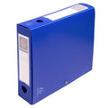 Boite De Classement À Pression Dos 6 Cm Polypropylène Bleu