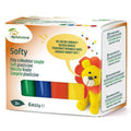 Pack de 6 pains de 62 g pâte à modeler souple Softy - Avenue Mandarine