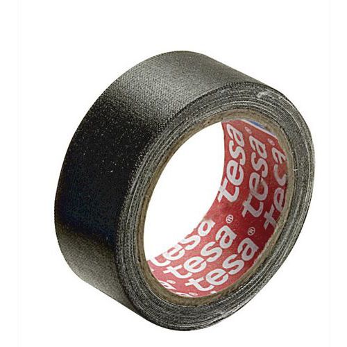 Ruban adhésif toilé renfort et réparation 2,75m x 19mm noir