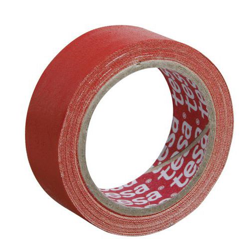 Ruban adhésif toilé renfort et réparation 2,75m x 19mm rouge