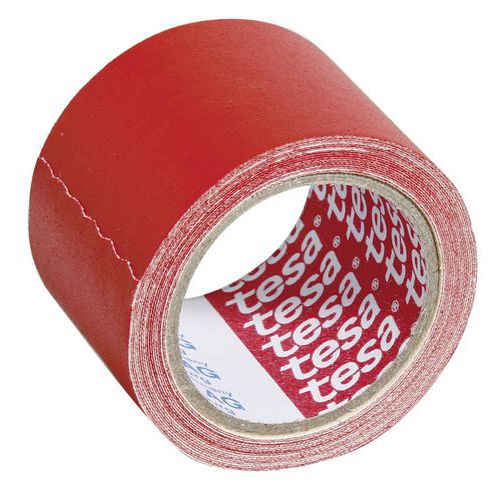 Ruban adhésif toilé renfort et réparation 2,75m x 38mm rouge