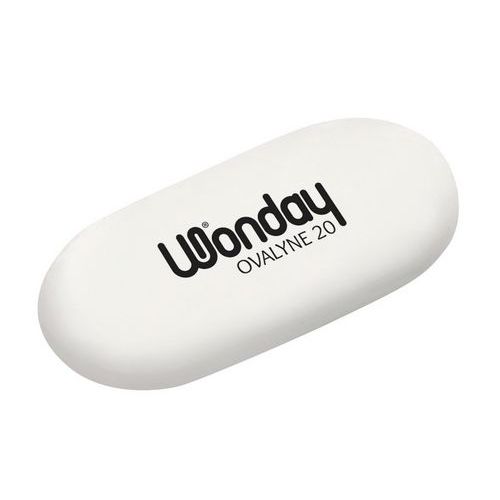 Gomme blanche ovale sans pvc - Wonday