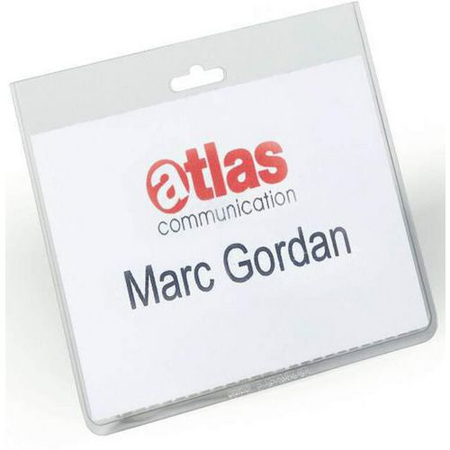 Badge sans attache pvc 60 x 90 mm - Durable