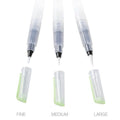 Set de 3 pinceaux réservoir pointes assorties