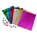 Paquet de 100 feuilles métallisées assorties A4 - O'color