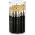 Lot de 144 brosses plates en 6 tailles assorties - Pichon