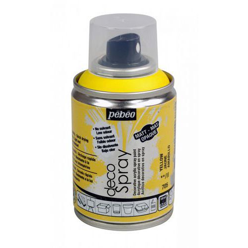 Peinture DECOSPRAY 100 ml jaune