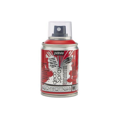 Peinture Decospray 100 Ml Rouge Noël