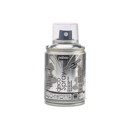 Peinture Decospray 100 Ml Chrome Argent