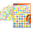 Paquet de 4170 gommettes géométriques coloris pastel - Cléopâtre