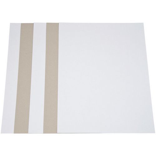 Feuille carton 1 face grise 1 face blanche 640g 50x65cm 1mm -Cléopâtre