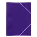 Chemise polypropylène élastique et rabats A4 épaisseur 4/10e - Purple