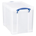 Bac de rangement plastique à couvercle clipsé 24L