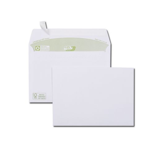 Enveloppe extra blanche recyclée 114x162 mm 80 g