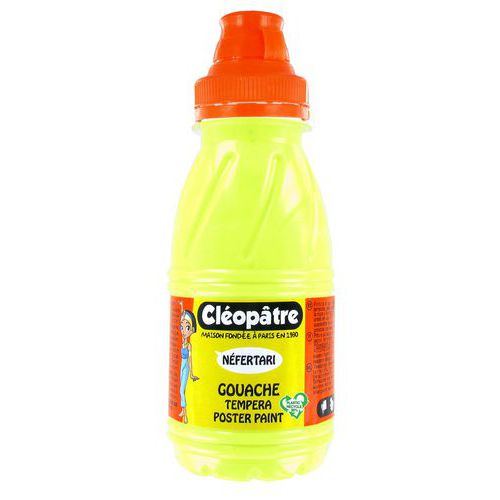 Gouache Néfertari fluo 250 ml jaune