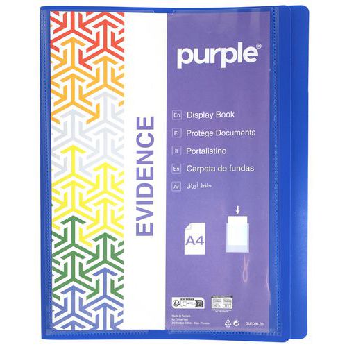 Reliure plastique personnalisable 10 volets transparents