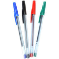 Etui 4 stylos bille plastique recyclé 4 couleurs