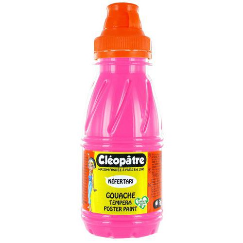 Gouache Néfertari fluo 250 ml rose