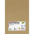 Bloc de 100 Feuilles de papier kraft couleur brun A4 - Folia
