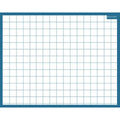 Ardoise effaçable à sec 1 face blanche 1 face quadrillée 5x5 - Bouchut