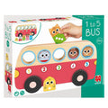 Bus de comptage 1 à 5 en bois - Goula