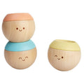 Lot de 3 têtes sensorielles pastel en bois - Plan Toys