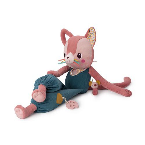 Peluche Jeanne grand chat d'activités - Lilliputiens