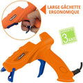 Pistolet à colle basse température et 2 recharges - Cléopâtre