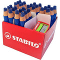 Schoolpack 30 crayons marqueurs MARKdry bleu + 2 taille-crayons