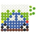 Boîte 1000 boutons à clipser couleurs assorties + 10 plateaux -Eduplay