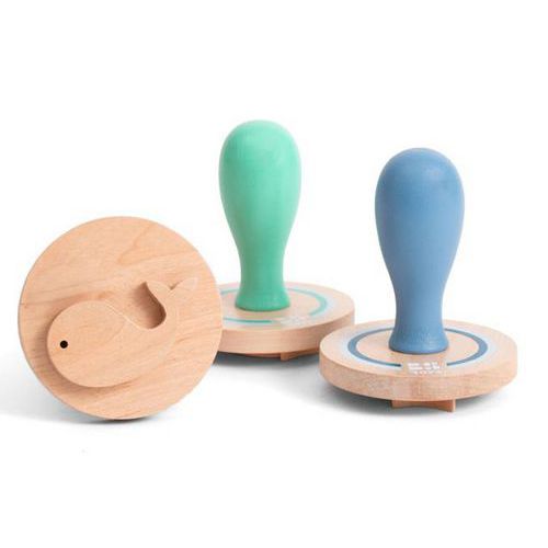 Lot de 3 tampons de sable en bois - BS toys