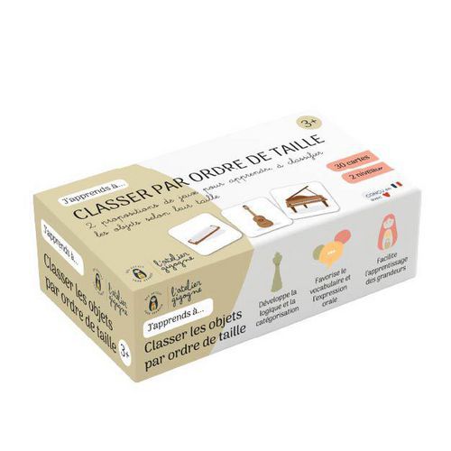 Classer par ordre de taille - L'atelier gigogne