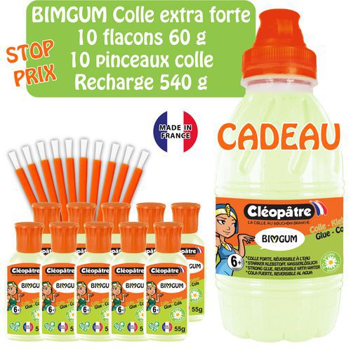 Cleobim ensemble de 10 flacons 60 ml avec applicateur - Cléopâtre