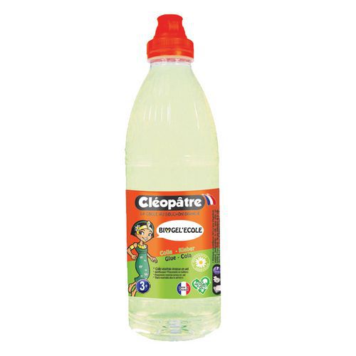 Flacon 1l colle gel végétale super épaisse bimgel ecole - Cleopatre