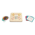Géoboard - Plaque à picots en bois avec cartes et élastiques - BS Toys