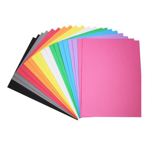 Pochette De 20 Feuilles 40x30cm Caoutchouc Mousse 2mm Coule
