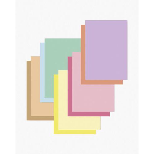 Paquet de 250 feuilles A3 120 g 10 coloris assortis - Folia