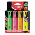 Pochette 4 gros fluo couleurs assortis - Maped