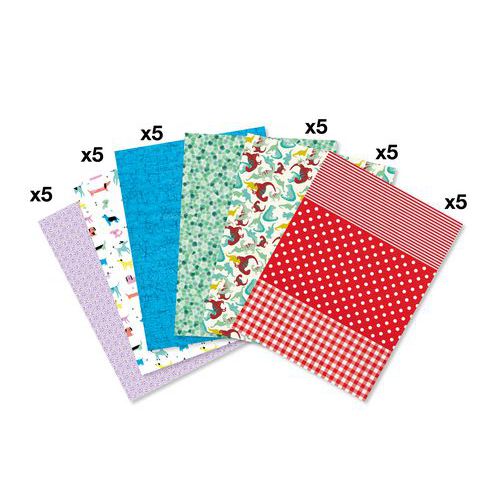 Pochette 30 feuilles 30x40 cm collectivité enfants - Decopatch