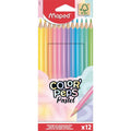 Etui carton 12 crayons de couleur pastel Ccolor'peps - Maped
