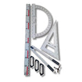 Ensemble de 7 outils de mesure en plastique aimanté - Wissner
