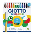 Etui Carton 12 Feutres Pointe Extra Large Omyacolor Giotto