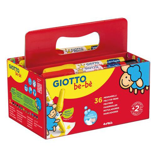 Schoolpack 36 Feutres Giotto Bebe