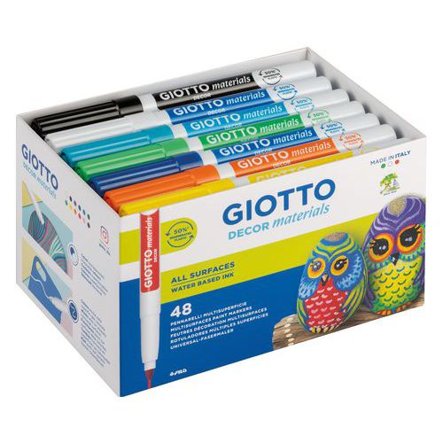 Schoolbox 48 feutres décor materials giotto