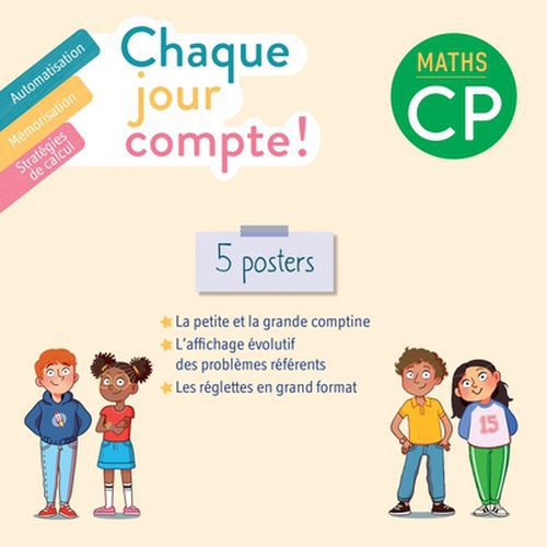 Chaque Jour Compte Cp 5 Posters Avec Frise