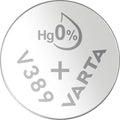 Pile Bouton À Oxyde D'argent 155v Varta V389