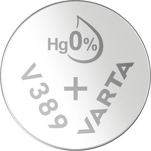 Pile Bouton À Oxyde D'argent 155v Varta V389